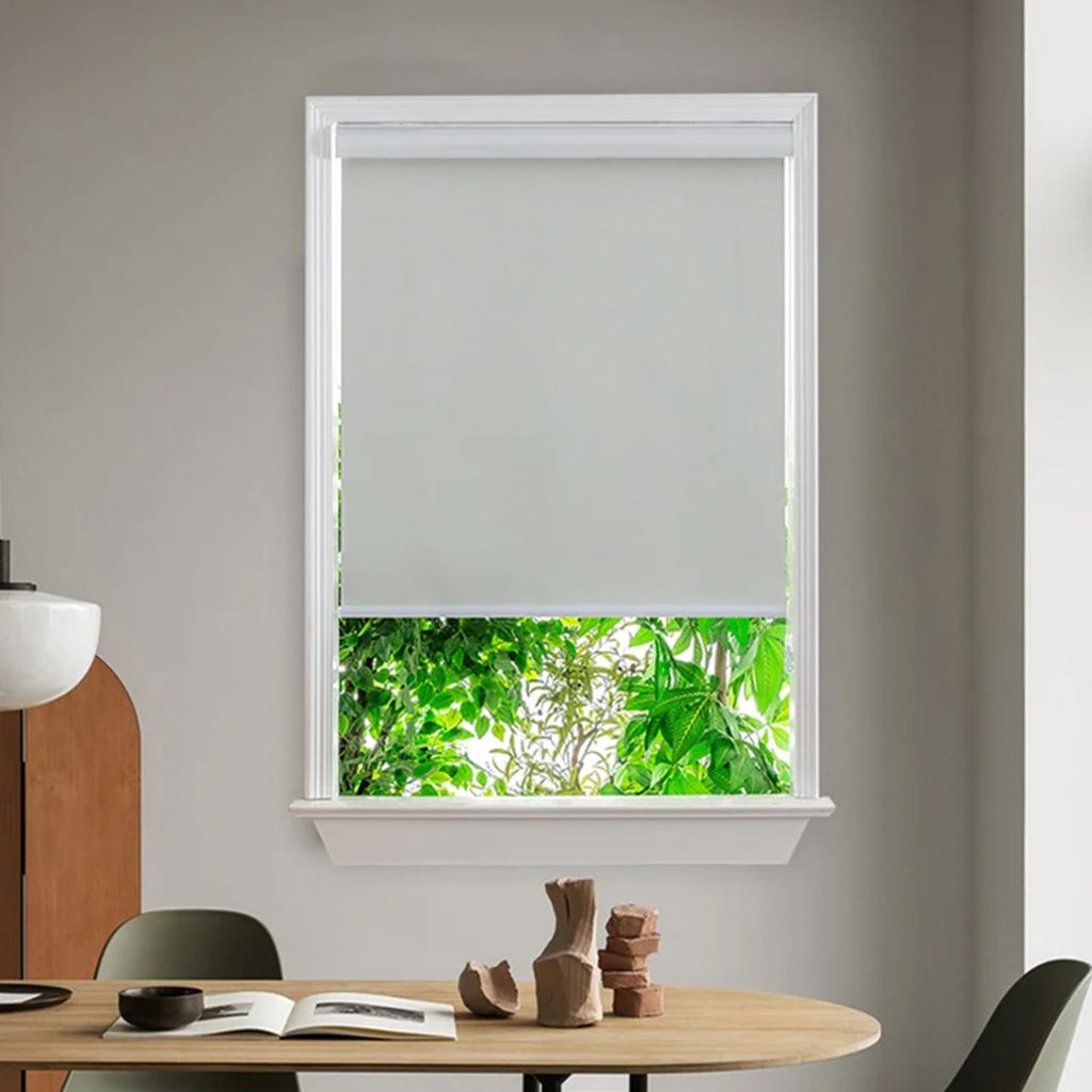 Stores Enrouleurs Sur Mesure Thermiques & Imperméables avec Coffre - Teinte Beige Gris