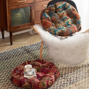 Coussin de Sol Loulan, Couleurs Ethniques
